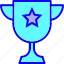 achievement, cup, medal, reward, star, trophy, winner 