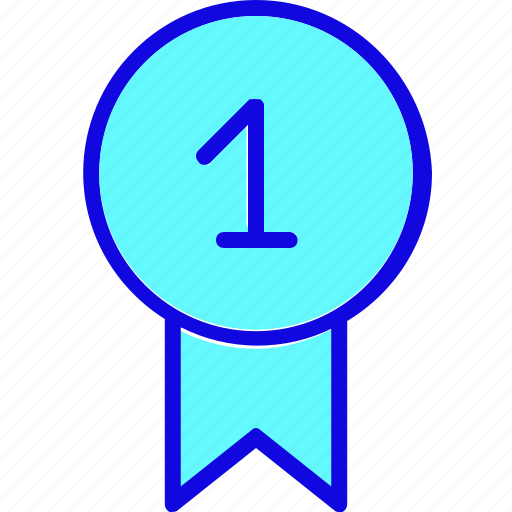 Achievement, award, badge, medal, one, reward, winner icon - Download on Iconfinder