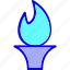 candle, ceremony, fire, flame, reward, torch, winner 