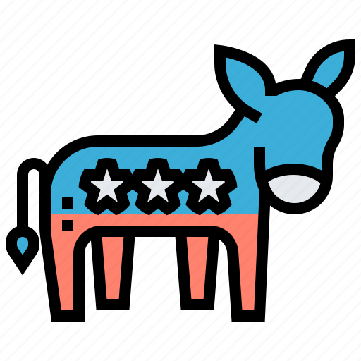 Ballot, casting, democratic, donkey, ranking icon - Download on Iconfinder
