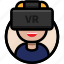 avatar, male avatar, virtual reality, vr, vr glasses, vr headset 