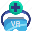 add, vr, glasses, virtual, reality, augmented, electronic 
