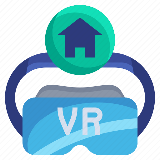 Home, vr, glasses, virtual, reality, augmented, electronic icon - Download on Iconfinder