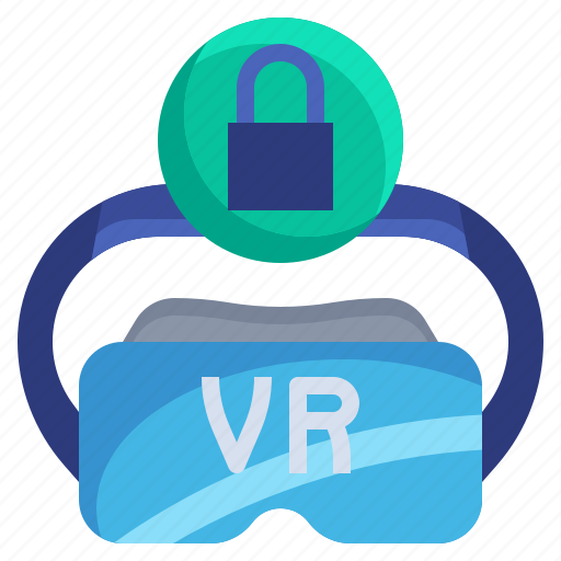 Lock, vr, glasses, virtual, reality, augmented, electronic icon - Download on Iconfinder