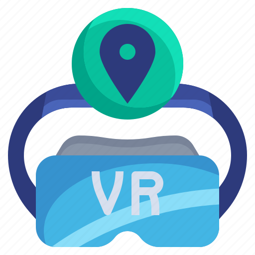 Pin, vr, glasses, virtual, reality, augmented, electronic icon - Download on Iconfinder