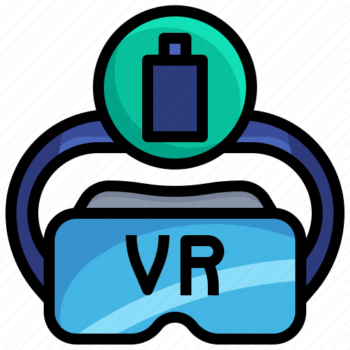 Battery, vr, glasses, virtual, reality, augmented, electronic icon - Download on Iconfinder