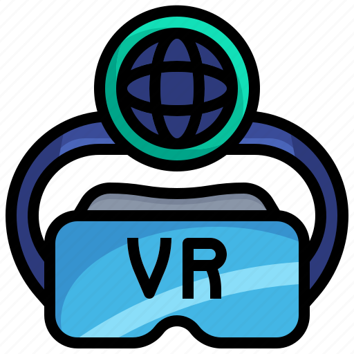 Internet, vr, glasses, virtual, reality, augmented, electronic icon - Download on Iconfinder