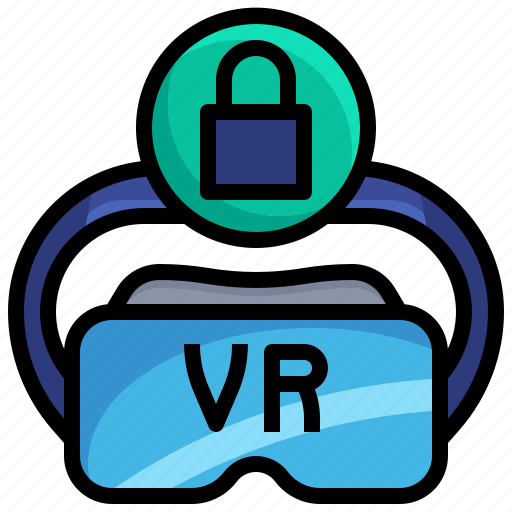 Lock, vr, glasses, virtual, reality, augmented, electronic icon - Download on Iconfinder