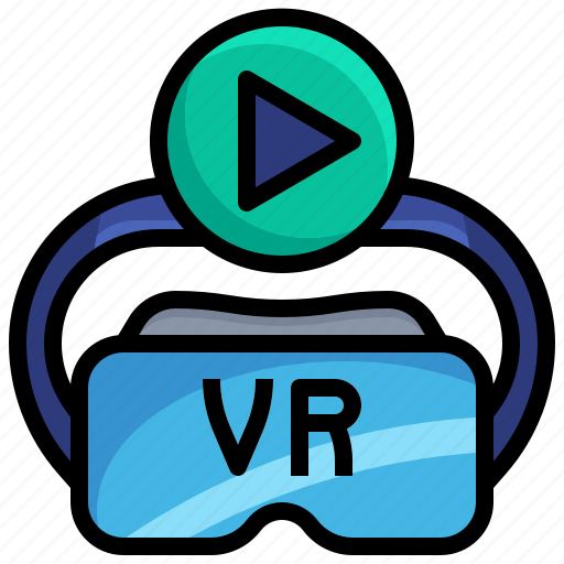 Play, vr, glasses, virtual, reality, augmented, electronic icon - Download on Iconfinder