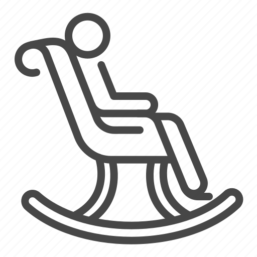 Chair, rest, rocking chair, seat, sit, wait icon - Download on Iconfinder