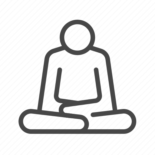 Meditation, rest, seat, sit, wait icon - Download on Iconfinder