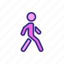 figure, human, man, motion, people, walk, walking
