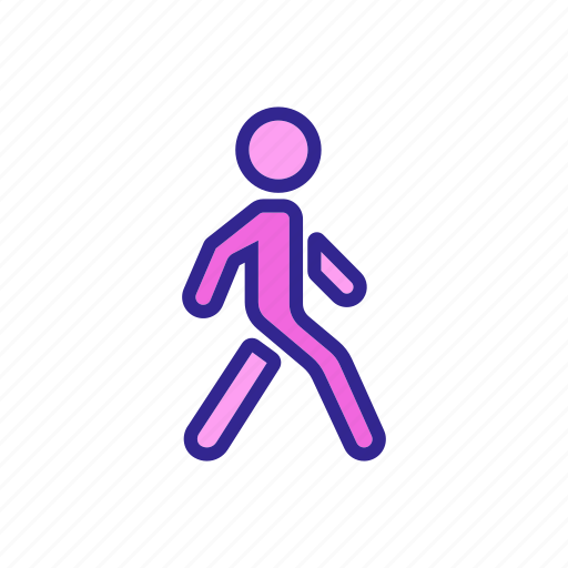Figure, human, man, motion, people, walk, walking icon - Download on Iconfinder
