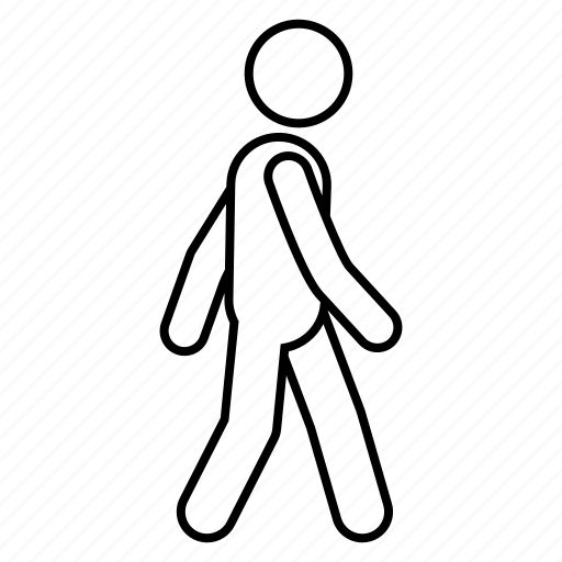 Walk, walking, person icon - Download on Iconfinder