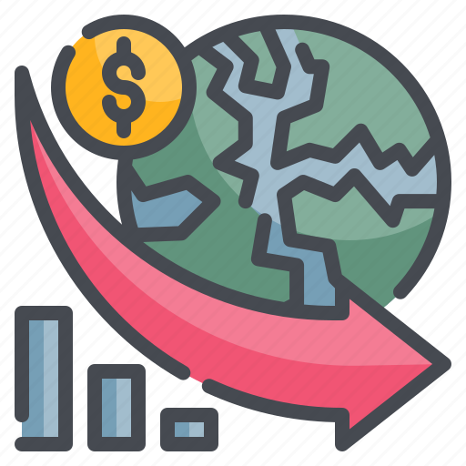 Economy, crisis, recession, decrease, bankruptcy icon - Download on Iconfinder