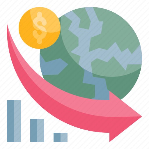 Economy, crisis, recession, decrease, bankruptcy icon - Download on Iconfinder