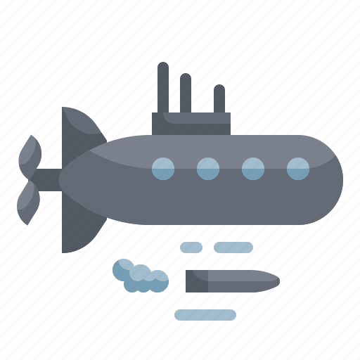 Submarine, nautical, transportation, military, navy icon - Download on Iconfinder