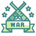war, fight, weapon, banner, emblem
