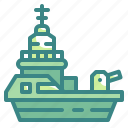 warship, battleship, war, army, navy