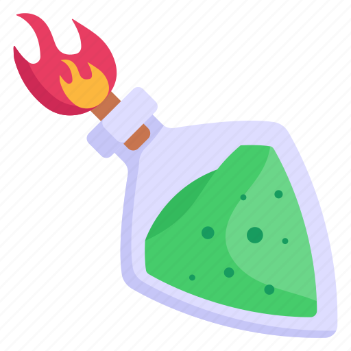 Fire bottle, bottle bomb, fire bomb, gasoline bomb, molotov cocktail icon - Download on Iconfinder