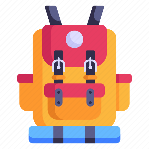 Knapsack, military backpack, army backpack, packsack, military bag icon - Download on Iconfinder