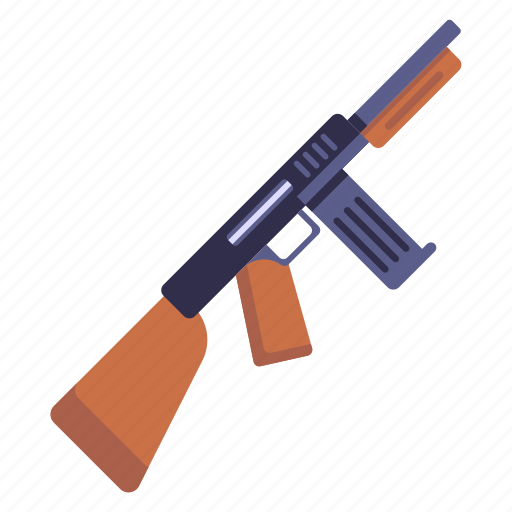 Gun, ak 47, assault rifle, weapon, firearm icon - Download on Iconfinder