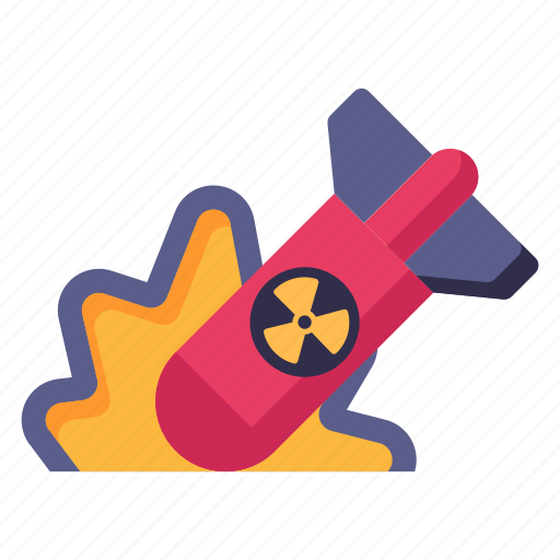 Hydrogen bomb, atomic bomb, nuclear attack, plutonium bomb, fission bomb icon - Download on Iconfinder