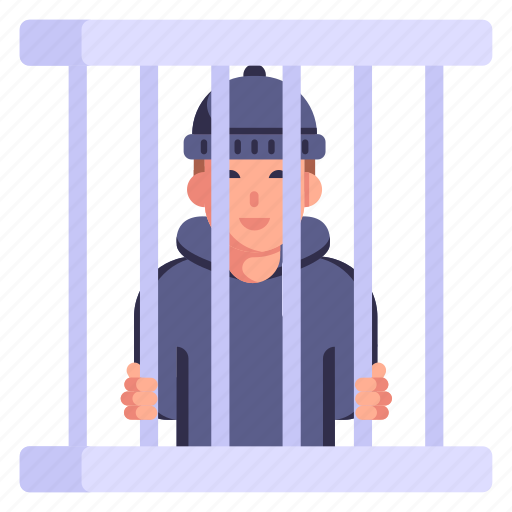Convict, criminal, prisoner, hostage, lockup icon - Download on Iconfinder
