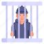 convict, criminal, prisoner, hostage, lockup 