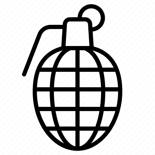 Grenade, bomb, weapon, war icon - Download on Iconfinder