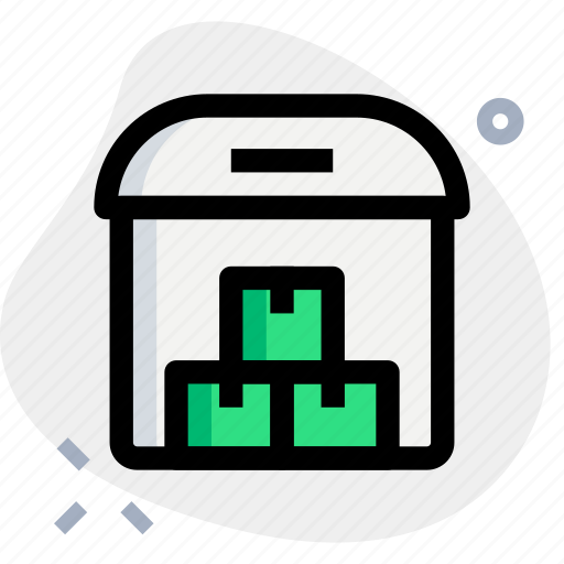 Airport, warehouse, boxes, storehouse icon - Download on Iconfinder