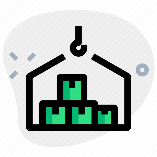 Boxes, hook, warehouse, storage icon - Download on Iconfinder