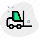 forklift, warehouse, wheels, vehicle