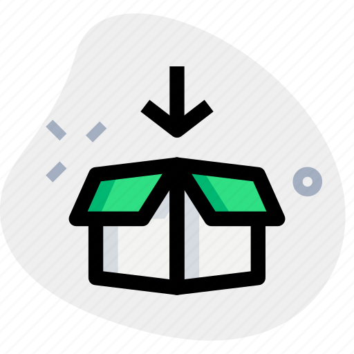 Open, box, warehouse, arrow icon - Download on Iconfinder