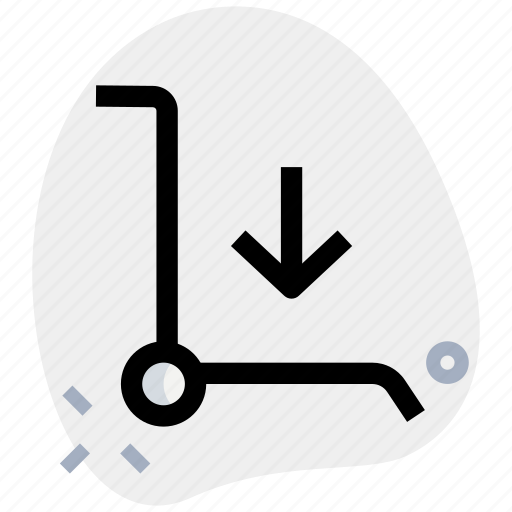 Trolley, arrow, wheel, direction icon - Download on Iconfinder