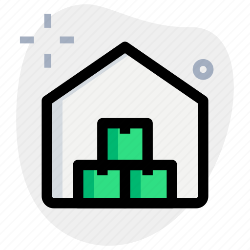 Warehouse, boxes, parcel, storehouse icon - Download on Iconfinder