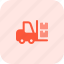 forklift, boxes, warehouse, machine 
