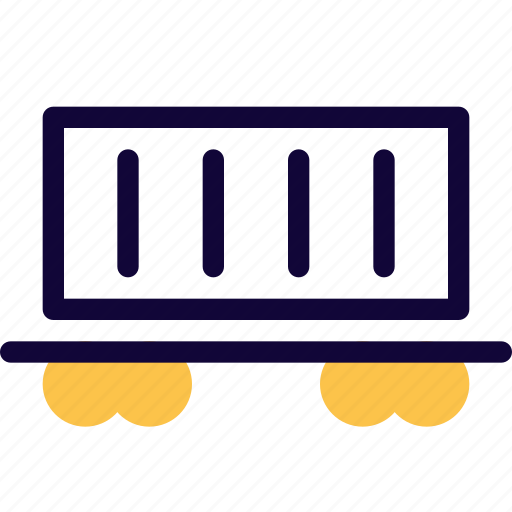 Container, train, warehouse, wheels icon - Download on Iconfinder