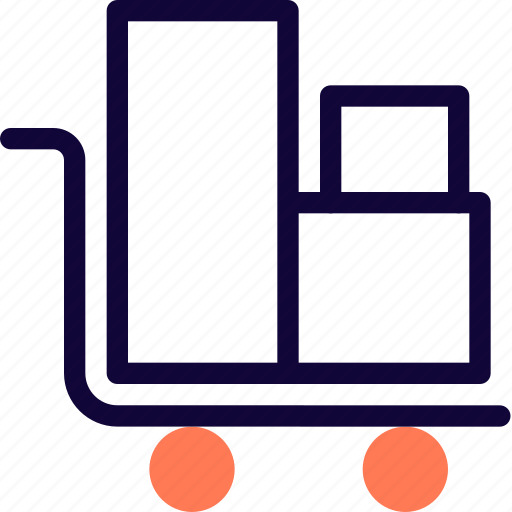 Trolley, cart, warehouse, storage icon - Download on Iconfinder
