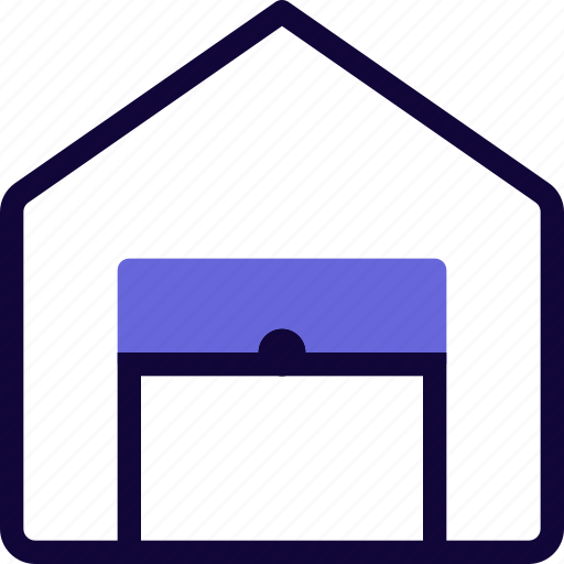 Warehouse, open, delivery, storage icon - Download on Iconfinder