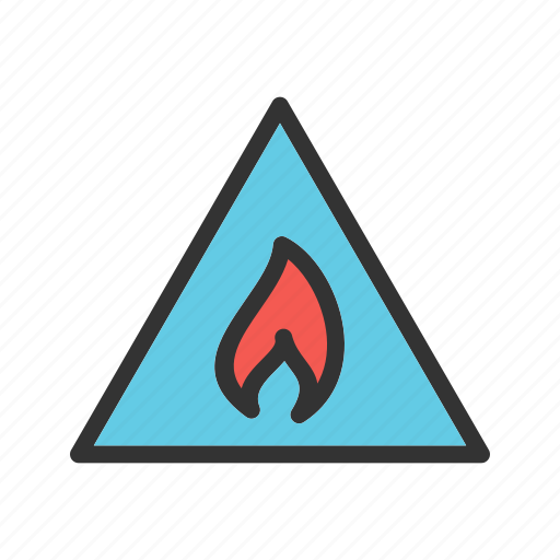 Fire, flammable, prohibited, risk, safety, sign, warning icon - Download on Iconfinder