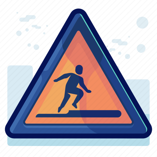 Alert, danger, man, sign, warning icon - Download on Iconfinder