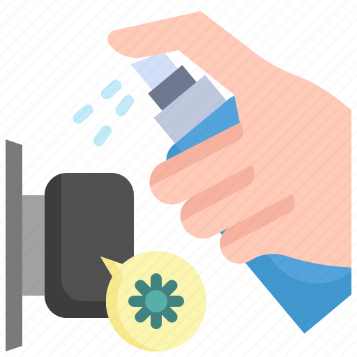 Alcohol, cleaning, coronavirus, handle, protection, spray, virus icon - Download on Iconfinder