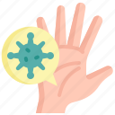 bacteria, coronavirus, covid19, gesture, hand, touch, virus