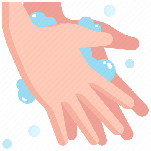 Bubble, cleaning, hand, sanitary, soap, washing, wipe icon - Download on Iconfinder
