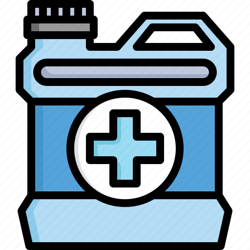 Alcohol, bottle, cleaning, gallon, gel, sanitizer icon - Download on Iconfinder