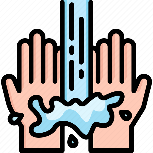 Cleaning, hand, hygiene, wash, washing, water icon - Download on Iconfinder