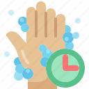 washing, hand, time, soap, gesture, timer, hygiene 
