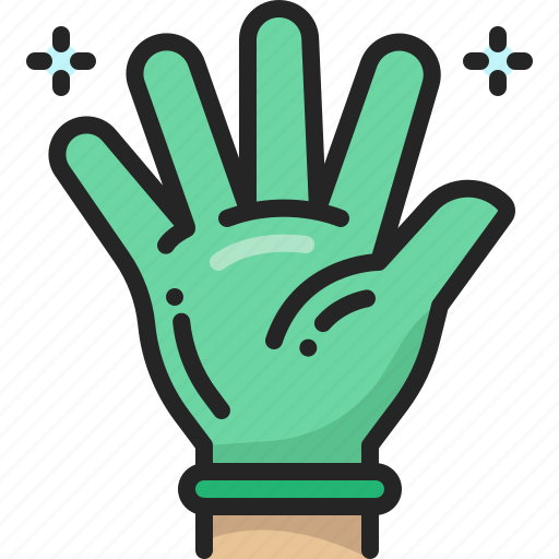 Medical, hand, hygiene, latex, glove, rubber, sanitary icon - Download on Iconfinder