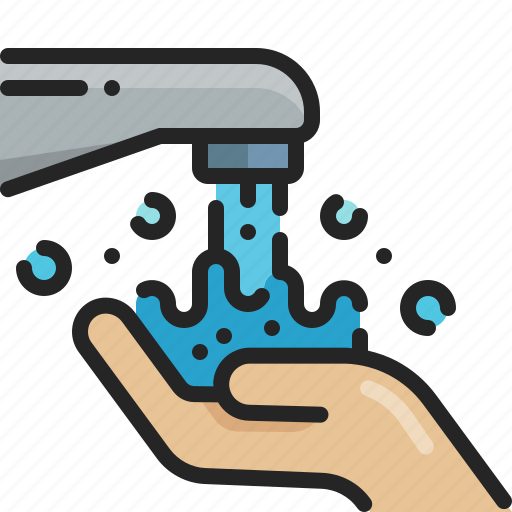 Faucet, hand, washing, cleaning, tap, plumber, water icon - Download on Iconfinder